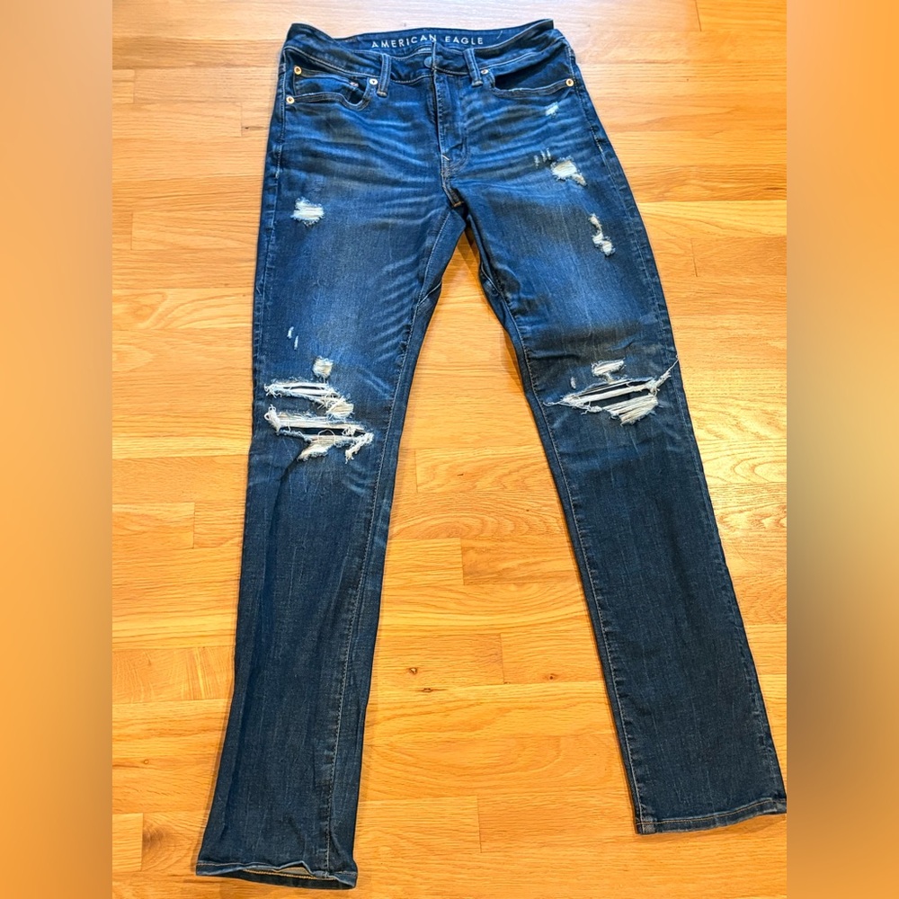 Distressed Men's Jean by American Eagle